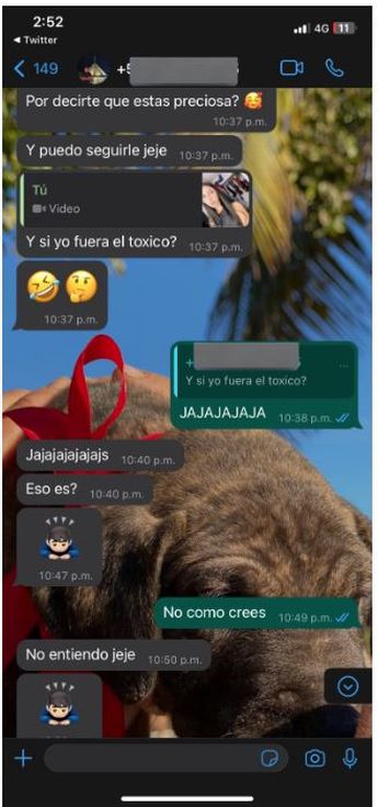 La evidencia del acoso fue expuesta este 8 de marzo