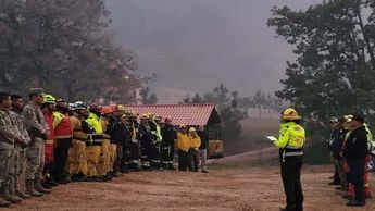 Incendio forestal en zona serrana de Santiago consume 10 hectáreas