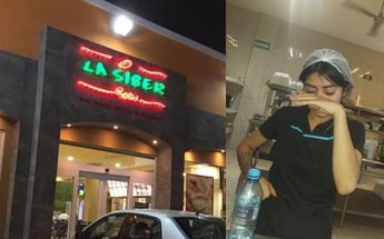 La joven lleva 4 años trabajando en el lugar como mesera. | Especial