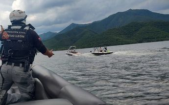 El hecho fue registrado en la presa La Boca.| Especial