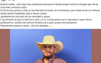 El cuerpo de Gregorio ya habría sido liberado. | Especial
