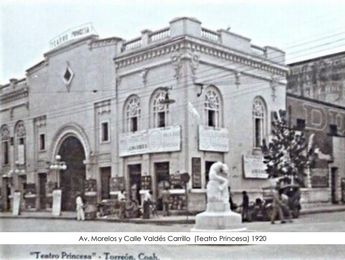 Antiguo Teatro Princesa en 1920