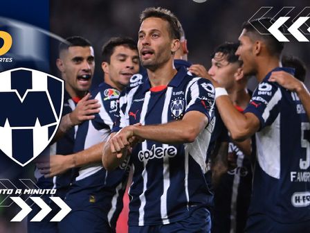 Sergio Canales celebrando su gol ante Tijuana