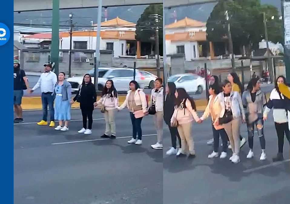 Bloquean avenida Eugenio Garza Sada en Monterrey | Especial