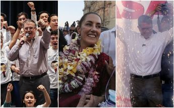 Sheinbaum, Ebrard y Monreal. | Especial