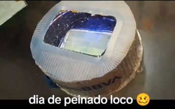 El sombrero loco del estadio de Rayados se viralizó en TikTok. | Especial