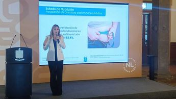 La secretaria de Salud, Alma Rosa Marroquín en conferencia de prensa. | Eduardo Mendieta
