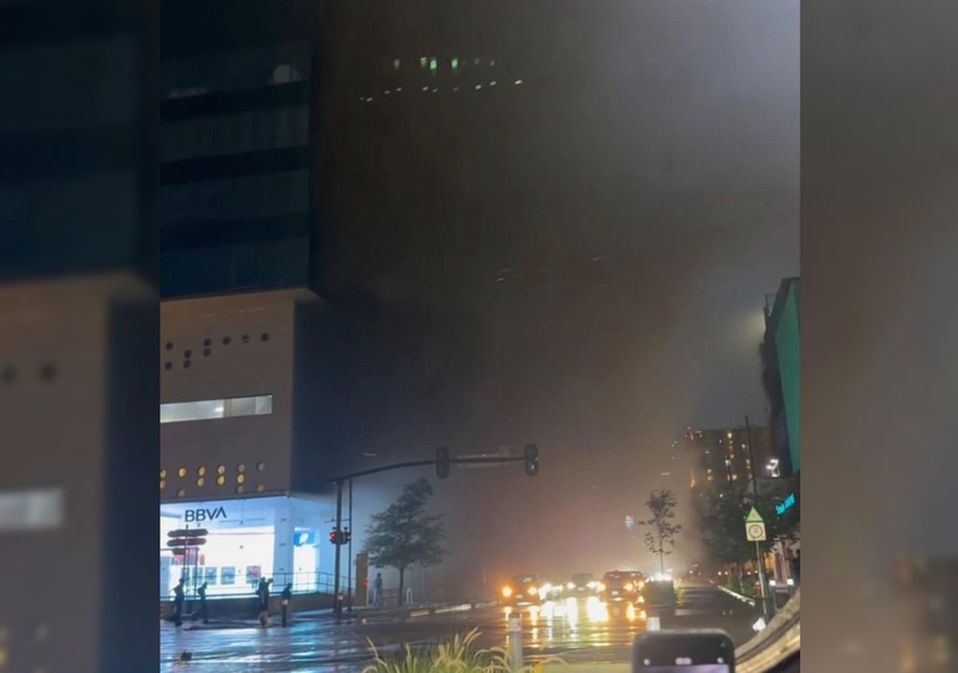 A la zona acudieron elementos de Protección Civil de Monterrey. | Especial