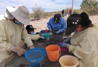 Madres buscadoras trabajan en Patrocinio para identificar restos encontrados.
