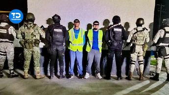 Los ahora detenidos fueron interceptados afuera de un domicilio en la colonia Lomas Modelo en Monterrey. | Especial