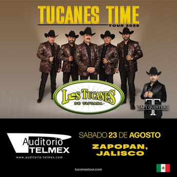 Los Tucanes de Tijuana estarán en el Auditorio Telmex de Zapopan | Facebook Los Tucanes de Tijuana