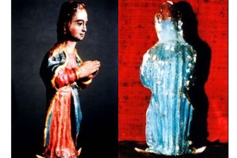 La figura es resguardada con mucho cuidado, dada su fragilidad. | Peregrino Zapopano