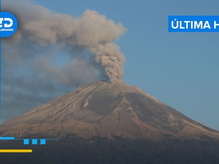 El semáforo de alerta volcánica del Popocatépetl está en Amarillo Fase 2 HOY 1 de enero de 2025 / Cuartoscuro