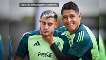 Luis Romo y Germán Brterame con la Selección Mexicana / Captura