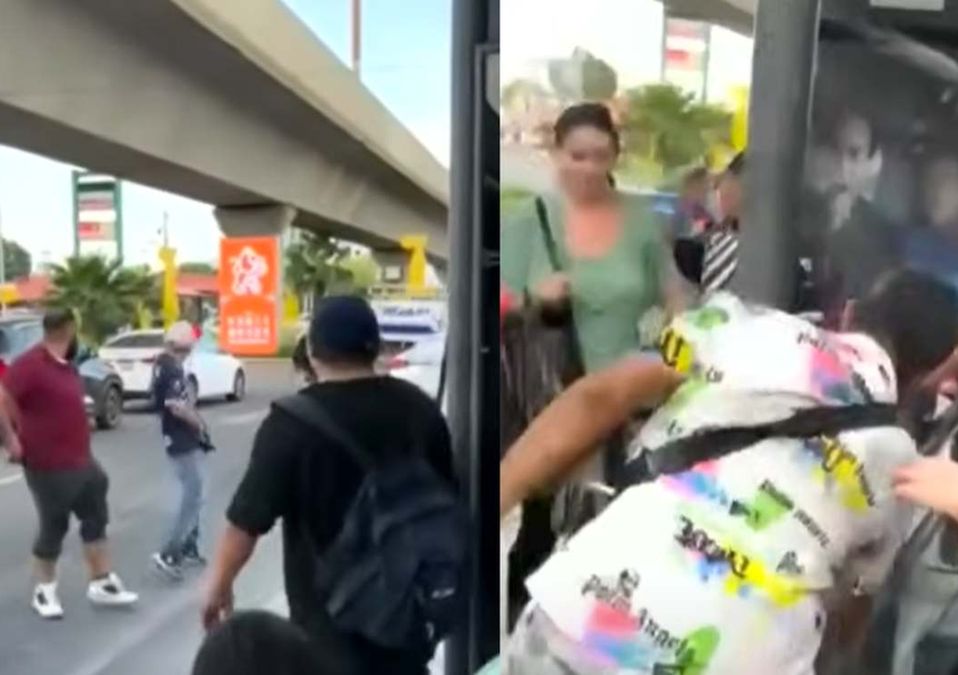 Un video revela los detalles de la pelea entre el chofer de la ruta urbana y el pasajero en Monterrey. | Cortesía