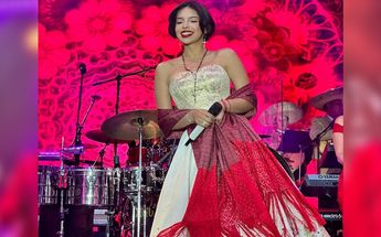 Ángela Aguilar cantó en la celebración de los 200 años de Guanajuato. Foto: Pato Maldonado
