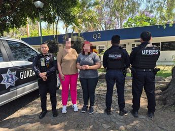 Los alumnos fueron reunidos nuevamente con sus familias en el plantel educativo. | Policía de Guadalajara