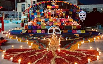 Uno de los altares de muertos en honor a Raúl Padilla / Dalia Rojas