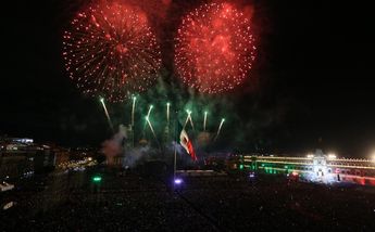Pirotecnia por el Grito de Independencia en CdMx / Jorge Carballo