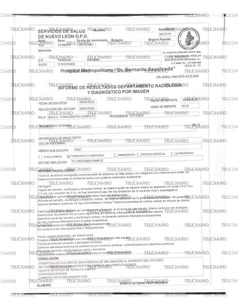 Salud de Jaime Rodríguez no corre peligro, de acuerdo a estudios. / Cortesía