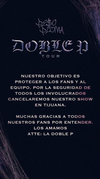 Peso Pluma cancela concierto en Tijuana.