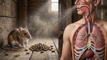 Transmisión de hantavirus a humanos/ Imagen creada por Gemini