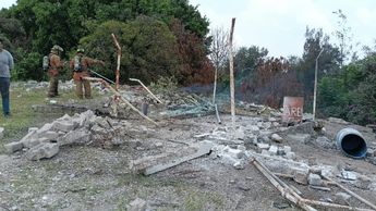 Imágenes del lugar donde se encontraba el polvorín luego de la explosión | Juan Carlos Munguía