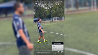 Kevin Berlín con el jersey de Rayados de Monterrey