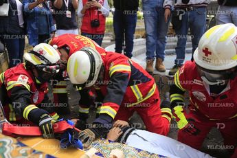 Los socorristas voluntarios están entrenados para diferentes escenarios de emergencia / Andrés Lobato