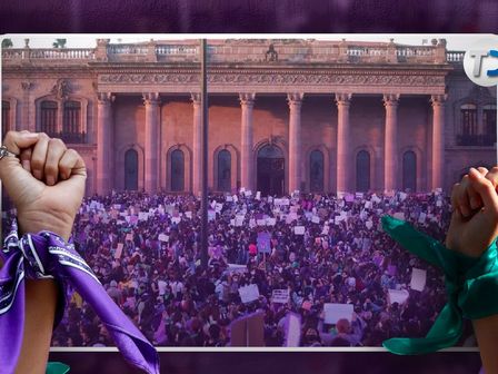 Marcha 8 de marzo 2023 en Monterrey