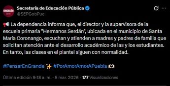 La dependencia omitió mencionar los alcances que se tuvieron durante la reunión entre los inconformes y el director del plantel / Especial