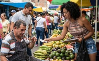 Señalan que las mujeres partícipes de las rifas colombianas apuntan principalmente a locatarios | Imagen generada con Gemini IA