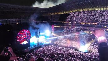 El Estadio BBVA en Guadalupe, Nuevo León durante un concierto de Coldplay en marzo de 2022. | Especial