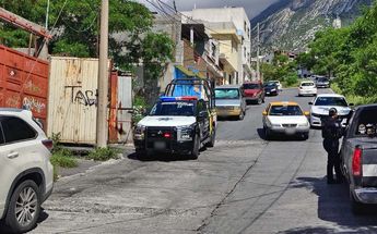 La Policía de Proximidad de Santa Catarina fue la primera respondiente al hecho. | Agustín Martínez