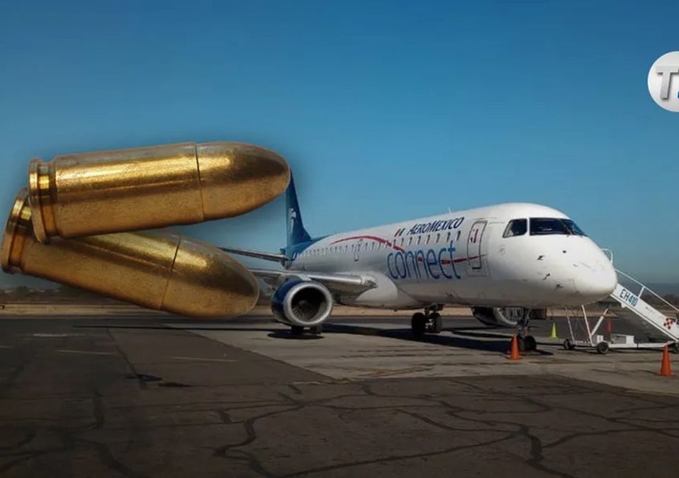 Avión de Aeroméxico es impactado por una bala en aeropuerto de Culiacán, tras captura de Ovidio Guzmán