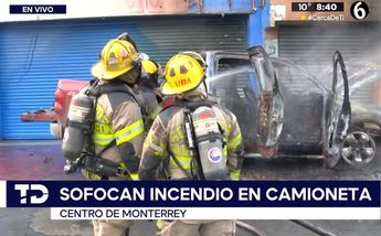 Incendio camioneta