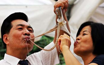 El platillo “San-nakji” es controversial pero popular en Corea del Sur.