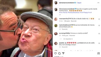 Eduardo Manzano Jr. publicó una foto reciente con su padre para desmentir los rumores sobre su muerte | Instagram