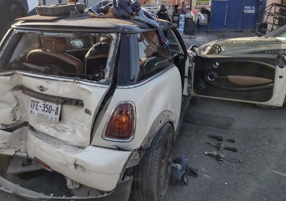 Persecución deja a tres detenidos en Monterrey | Especial