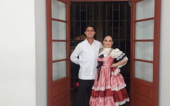 Bastián Villar y su esposa Cecilia Ramos / Cecilia Ramos