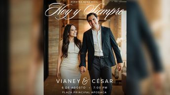 Apodaca, Nuevo León: boda de César Garza y Vianey Zambrano | Especial