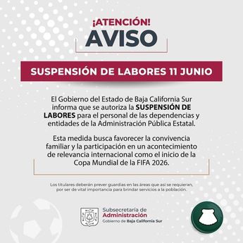 GOBIERNO DEL ESTADO CONFIRMA SUSPENSIÓN DE LABORES