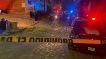 Área acordonada donde ocurrió el ataque a balazos / Vicente Torres Alfaro