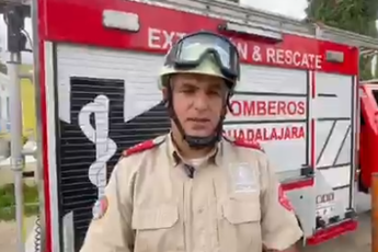 Bombero de Guadalajara llegaron al sitio, pero la mujer ya no presentaba signos vitales|