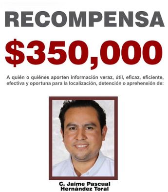 La Fiscalía de Veracruz ofreció 350 mil pesos por información sobre el paradero de Jaime Toral / Cortesía