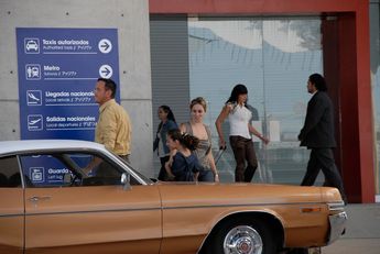 Grabación de la película en Poliforum León / Cortesía Poliforum León