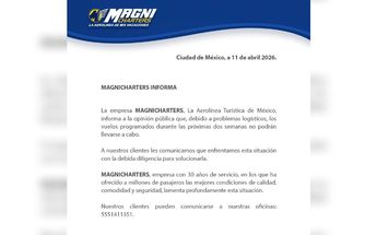 Comunicado de Magnicharters | Especial