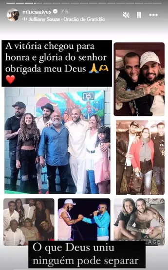 Mensaje de la mamá de Dani Alves tras enterarse que su hijo recibió libertad provisional bajo fianza