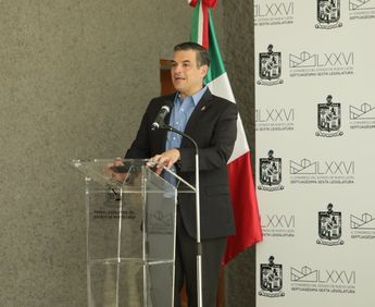 Mauro Guerra, presidente del Congreso de Nuevo León. | Especial