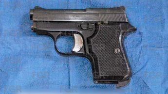 Guardia Nacional logro asegurar ​una pistola, un cargador y cuatro cartuchos útiles.